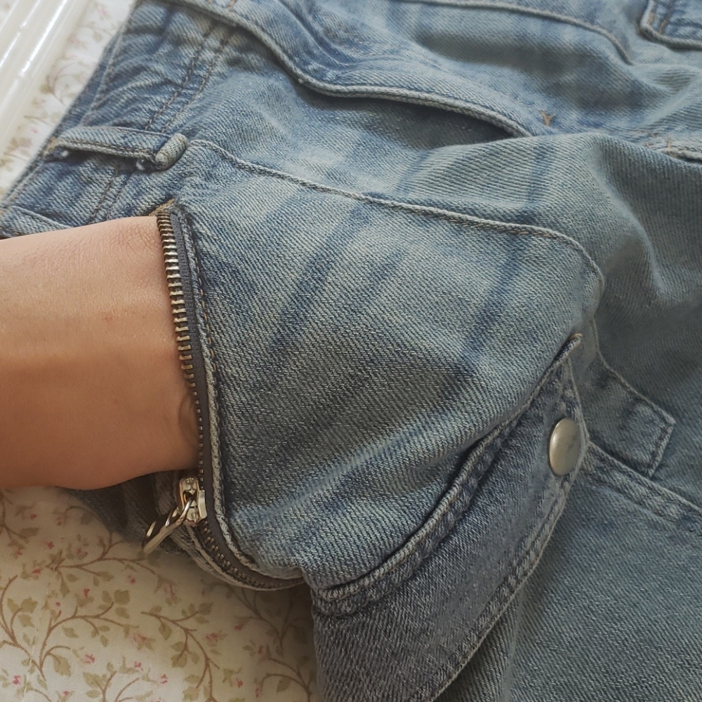 We The Free jean skirt with pockets - Picture 4 of 8
